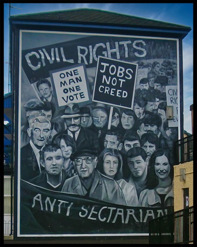 "Civil Rights" Mural, Derry Northern Ireland