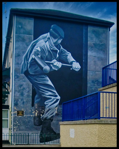 Mural in Derry Bogside
