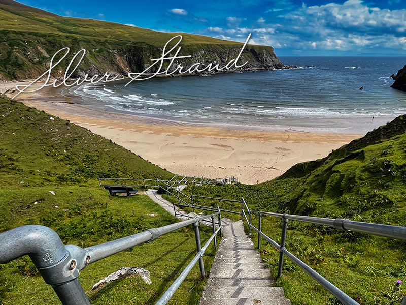 Silver Strand in Donegal, Irland